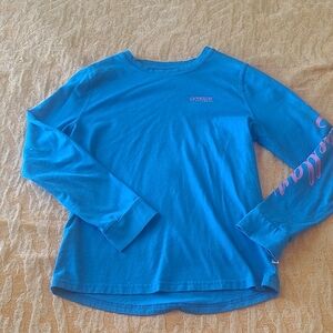 Blue Long Sleeve Kids Shirt